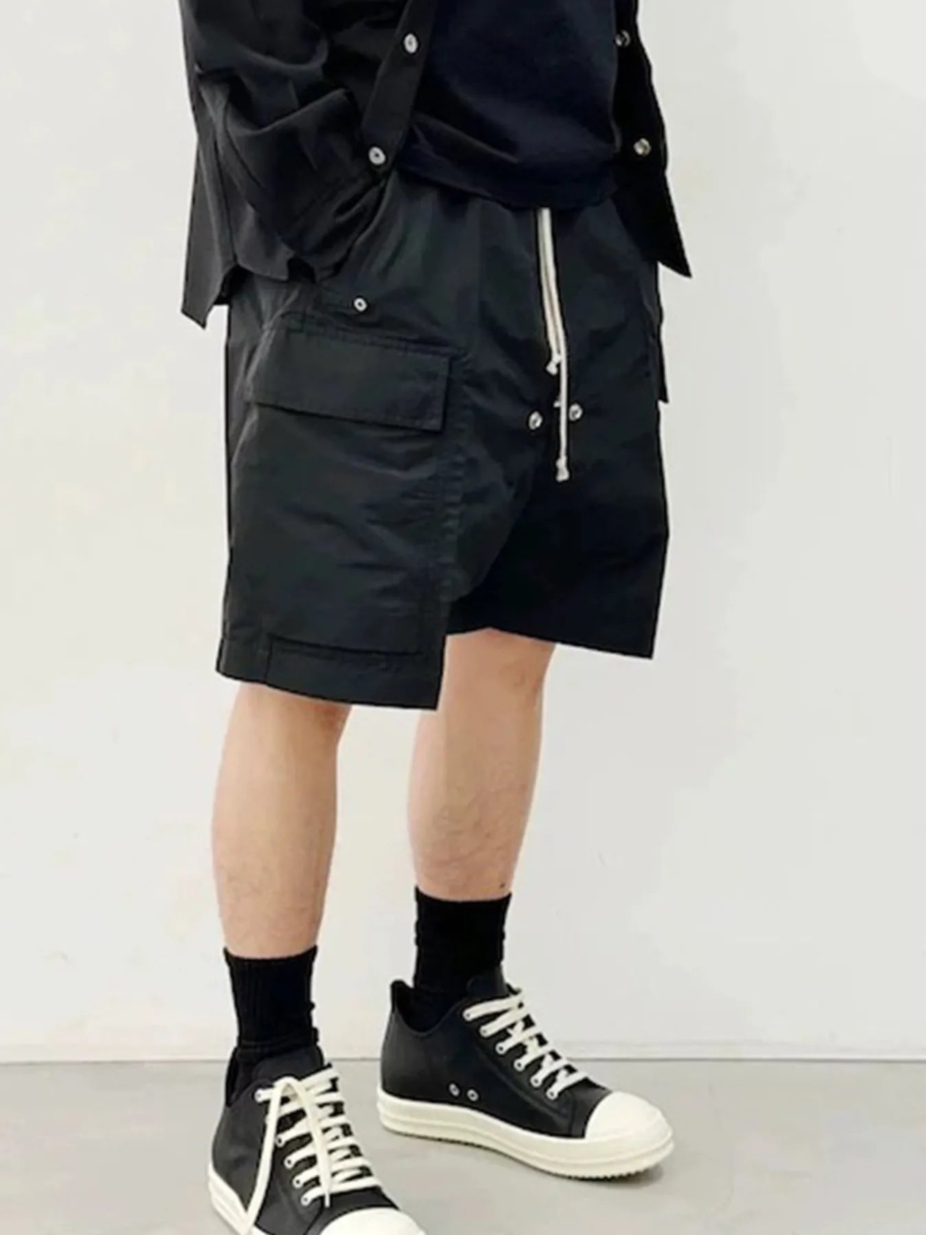 Men's Drawstring Cargo Shorts