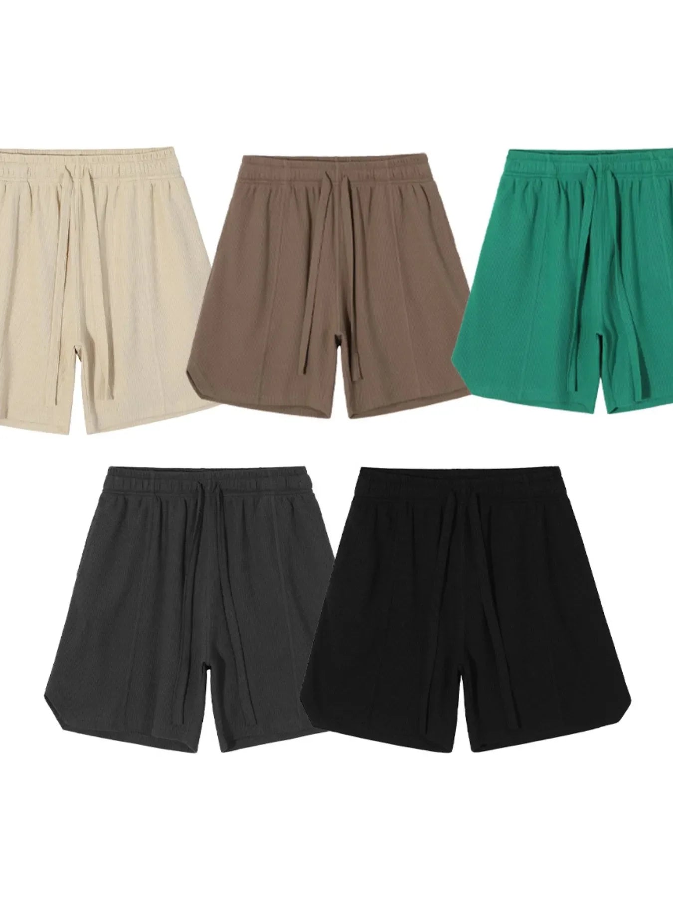 Men's Drawstring Pocketed Shorts