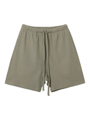 Men's Drawstring Waffle Shorts with Pockets