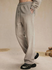Men's Drawstring Wide Leg Pants