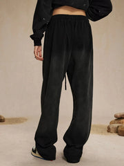Men's Drawstring Wide Leg Pants