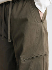 Men's Drawstring Wide Leg Pants