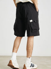 Men's Drawstring Wide Leg Shorts