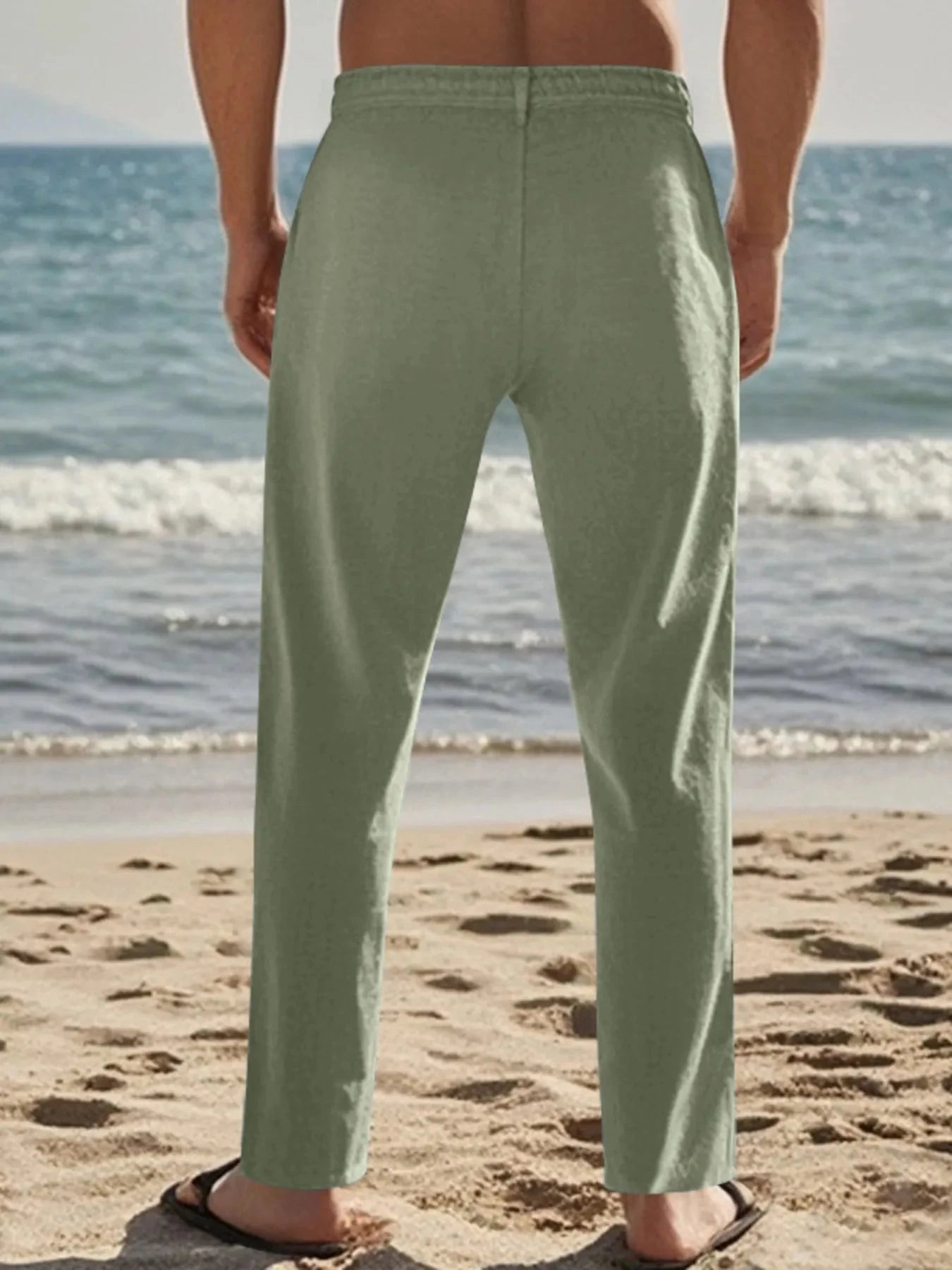 Men's Full Size Casual Drawstring Pants Plus Size