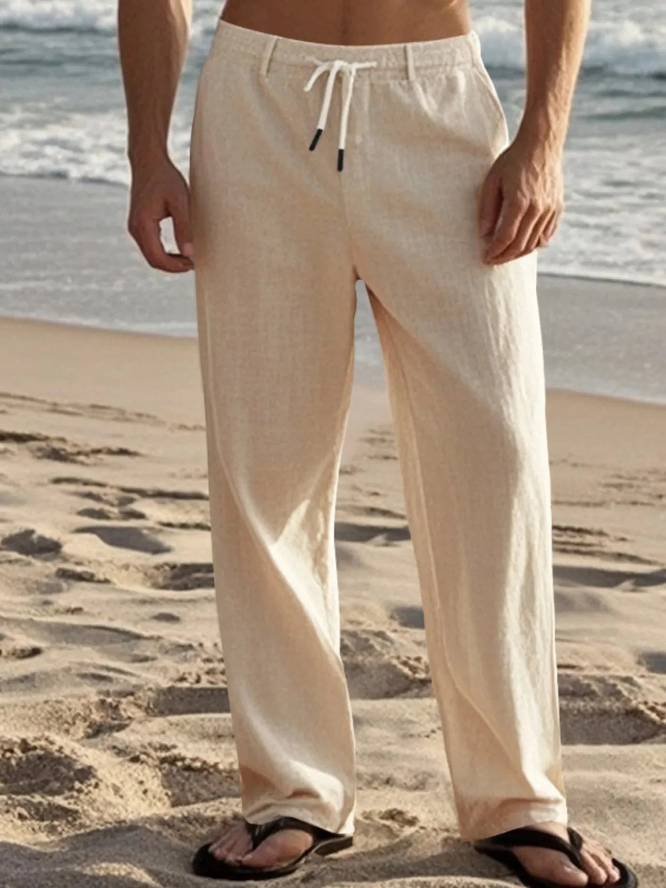 Men's Full Size Casual Drawstring Pants Plus Size