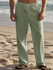 Men's Full Size Casual Drawstring Pants Plus Size Army Green / S