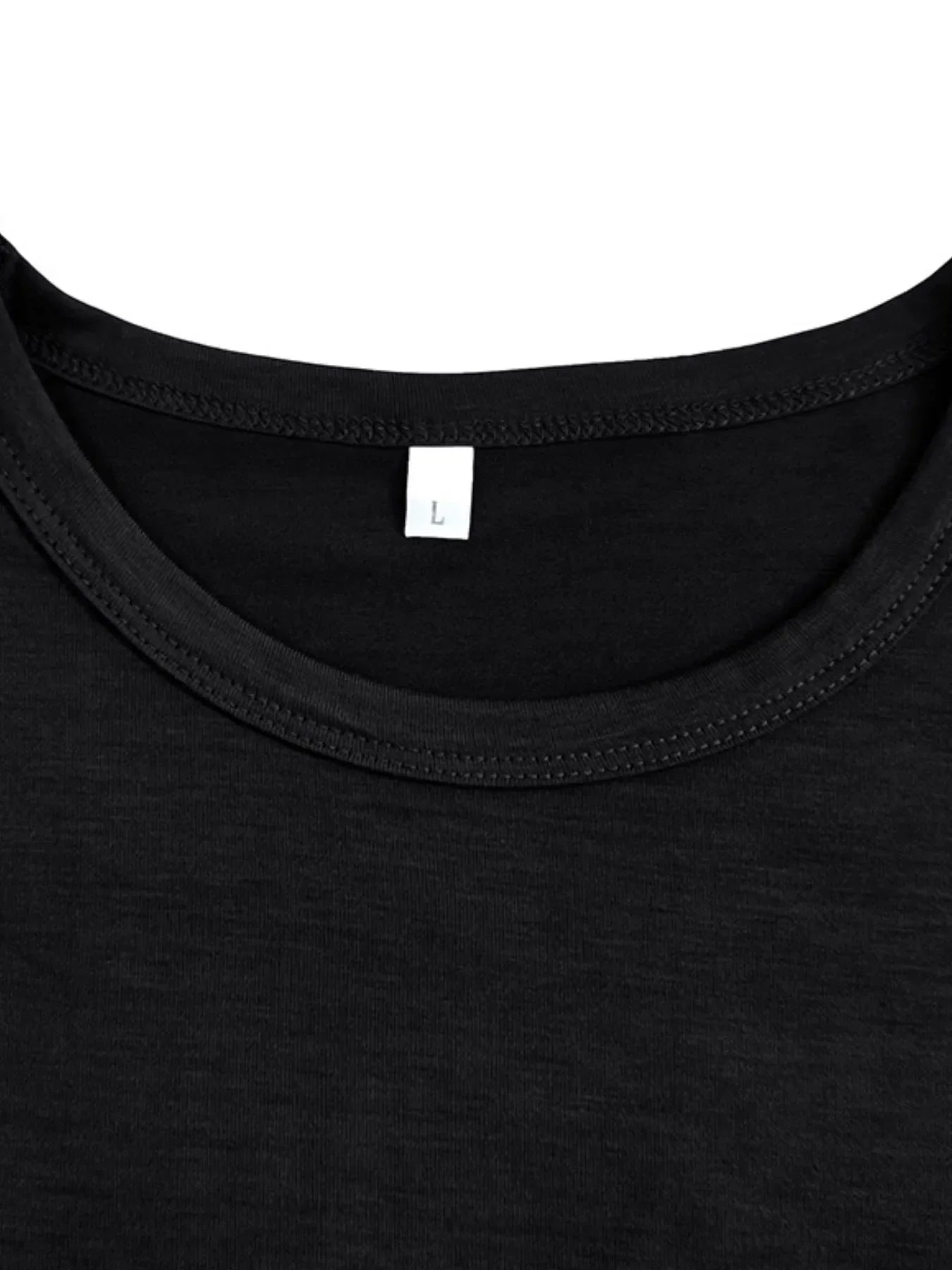 Men's Full Size Classic Fitted Crew Neck T-Shirt Plus Size