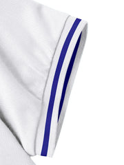 Men's Full Size Collared Neck Short Sleeve Polo Plus Size