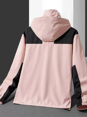 Men's Full Size Hooded Windproof Outdoor Jacket Plus Size