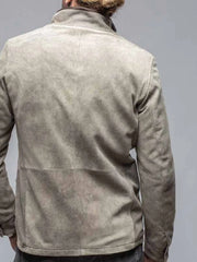 Men's Full Size Multi-Pocket Long Sleeve Jacket Plus Size