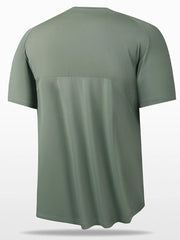 Men's Full Size Round Neck Short Sleeve T-Shirt