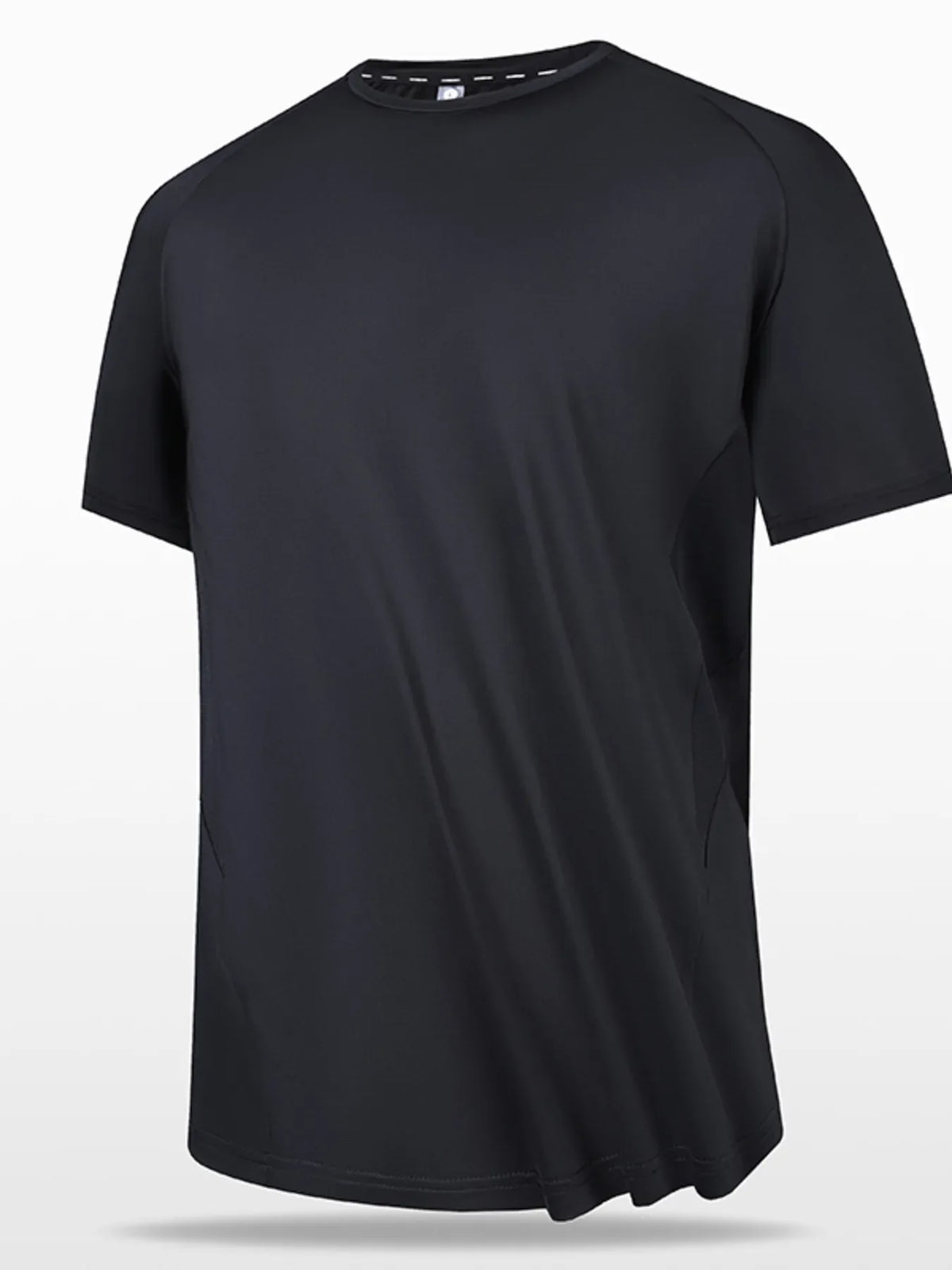 Men's Full Size Round Neck Short Sleeve T-Shirt Black / M