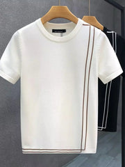 Men's Full Size Round Neck Short Sleeve T-Shirt Plus Size