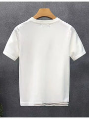 Men's Full Size Round Neck Short Sleeve T-Shirt Plus Size