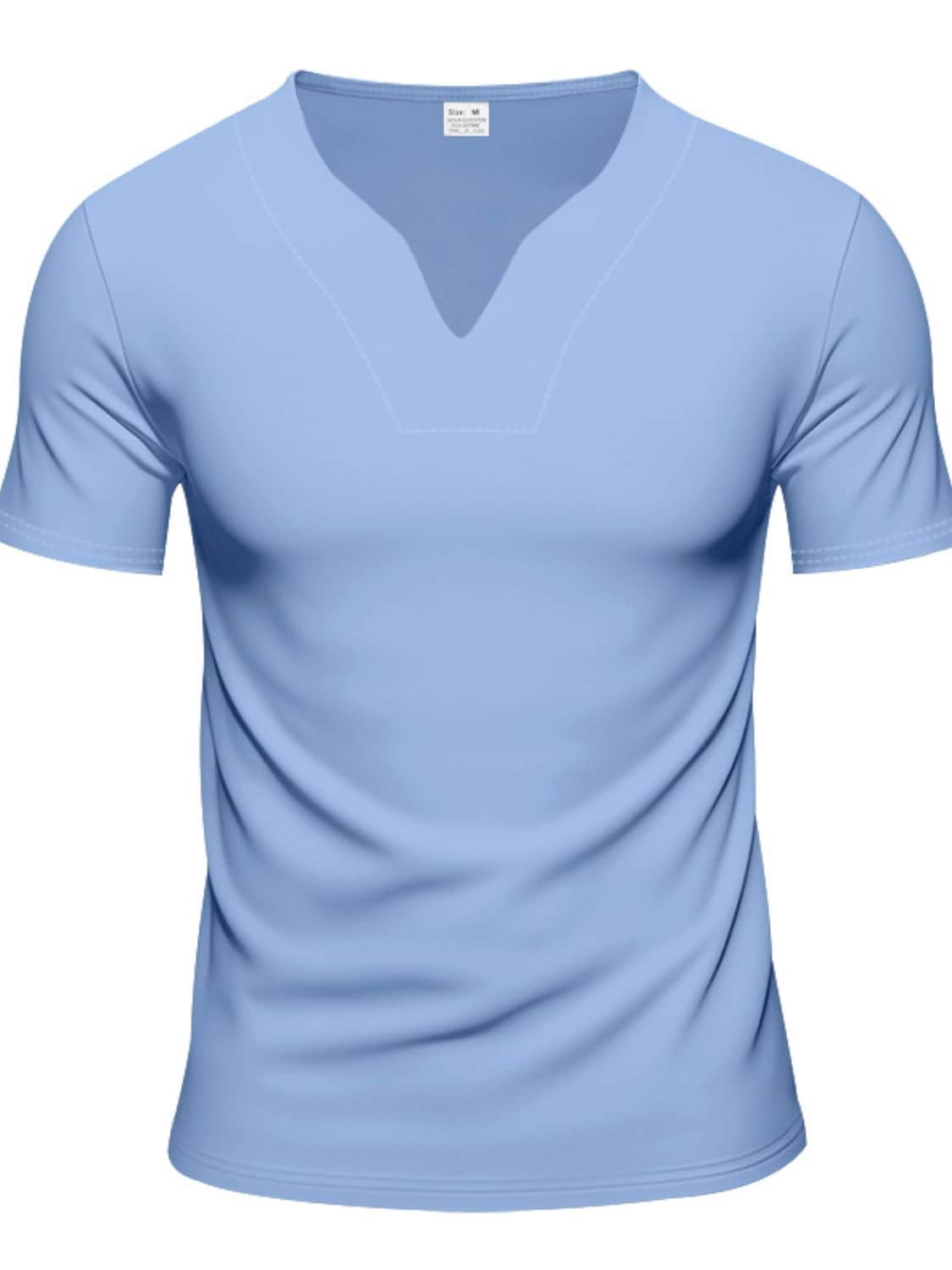 Men's Full Size Short Sleeve T-Shirt Plus Size