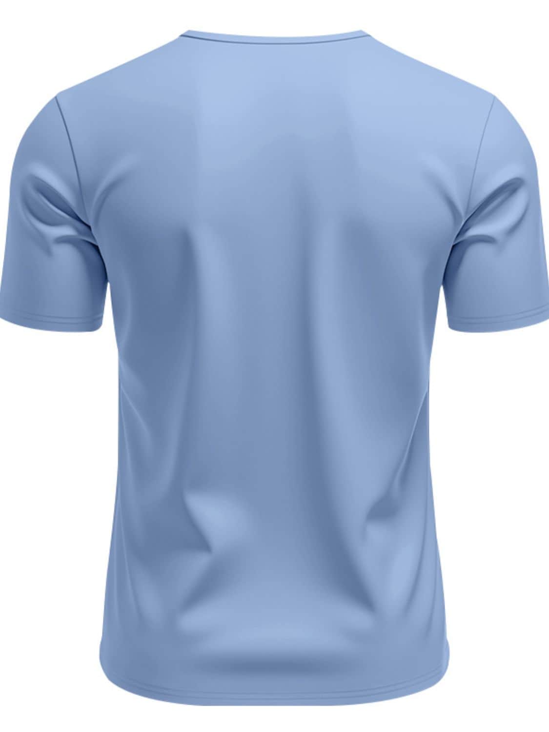 Men's Full Size Short Sleeve T-Shirt Plus Size