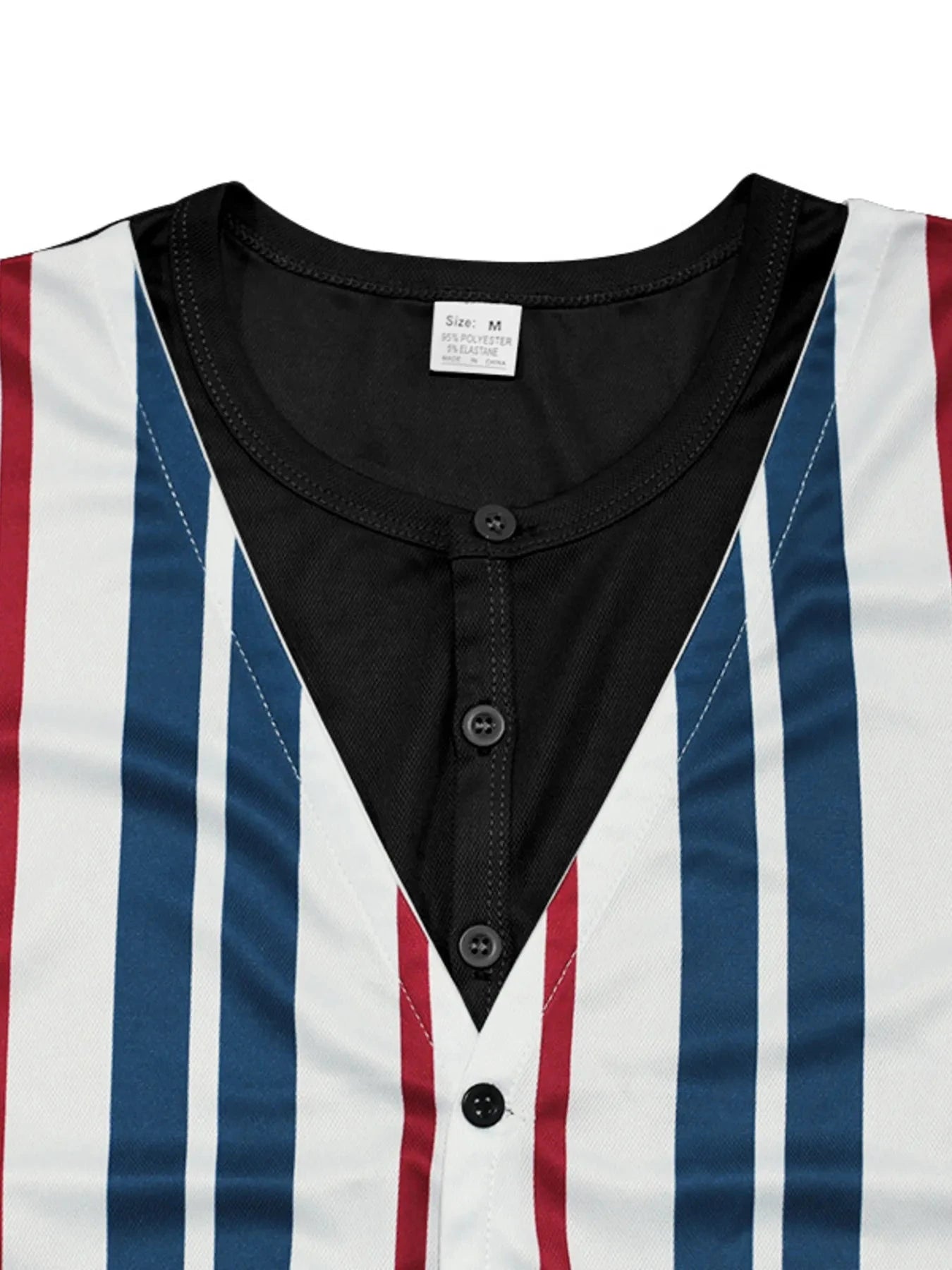 Men's Full Size Striped Short Sleeve T-Shirt Plus Size