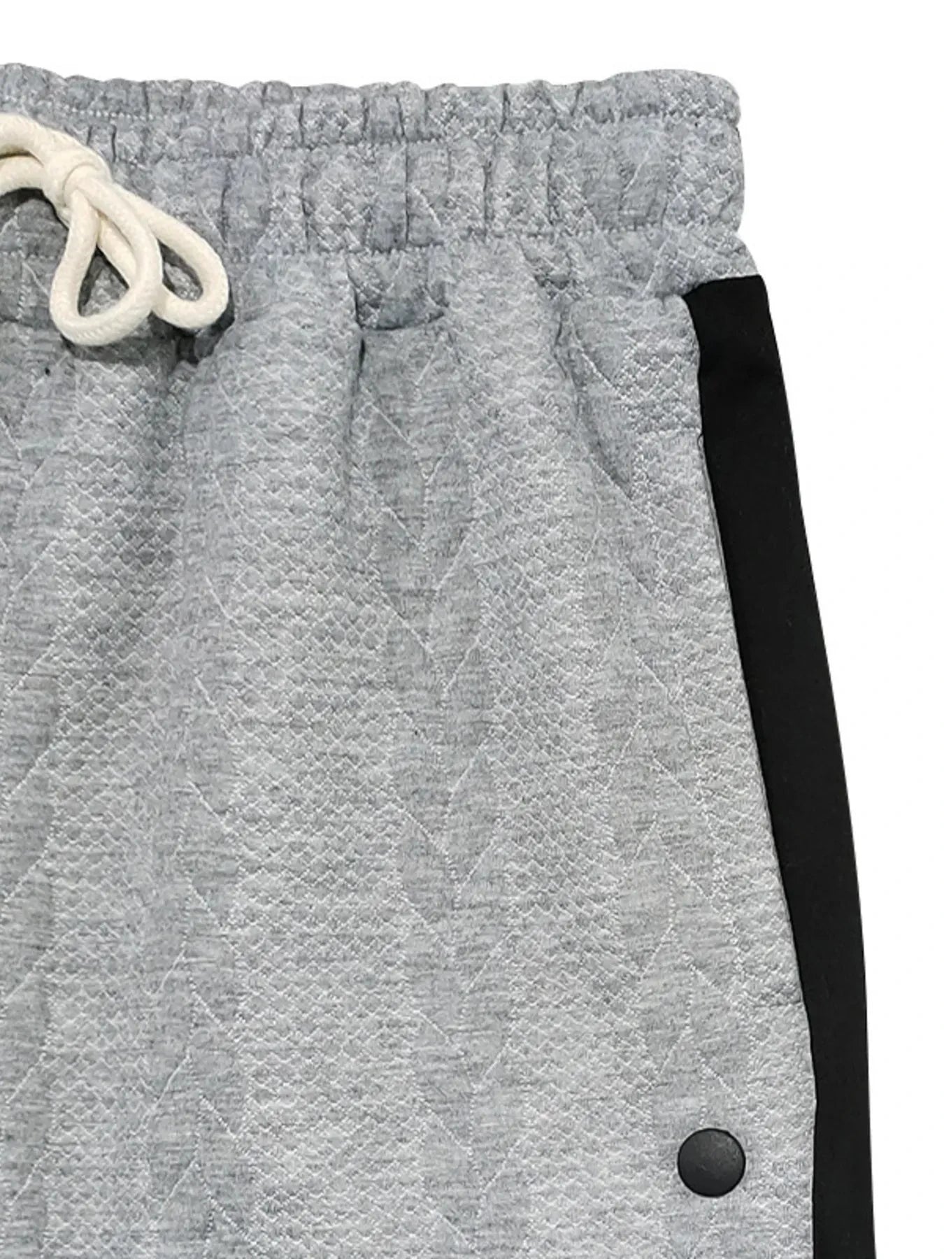 Men's Full Size Textured Drawstring Pants Plus Size