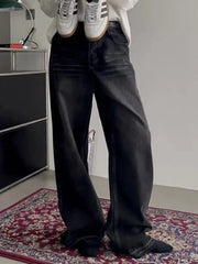 Men's Full Size Wide Leg Jeans Plus Size