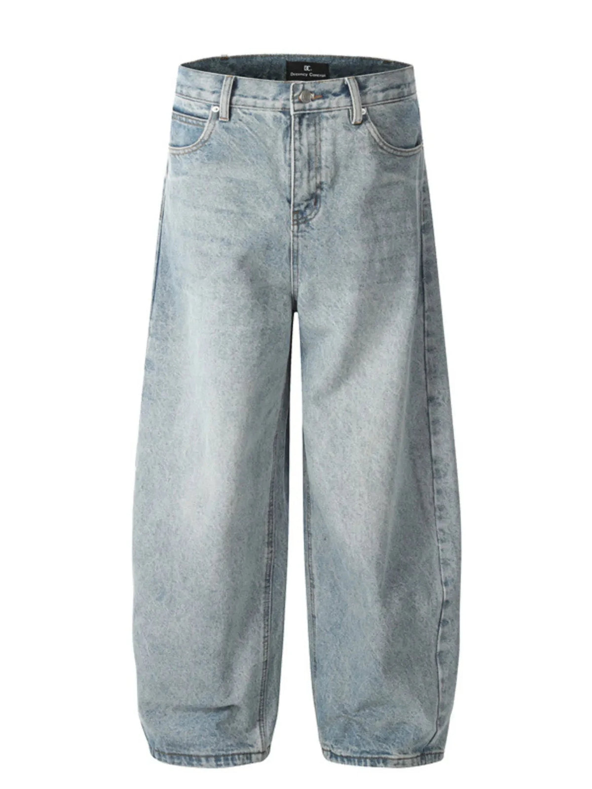 Men's Full Size Wide Leg Jeans Plus Size Blue / S