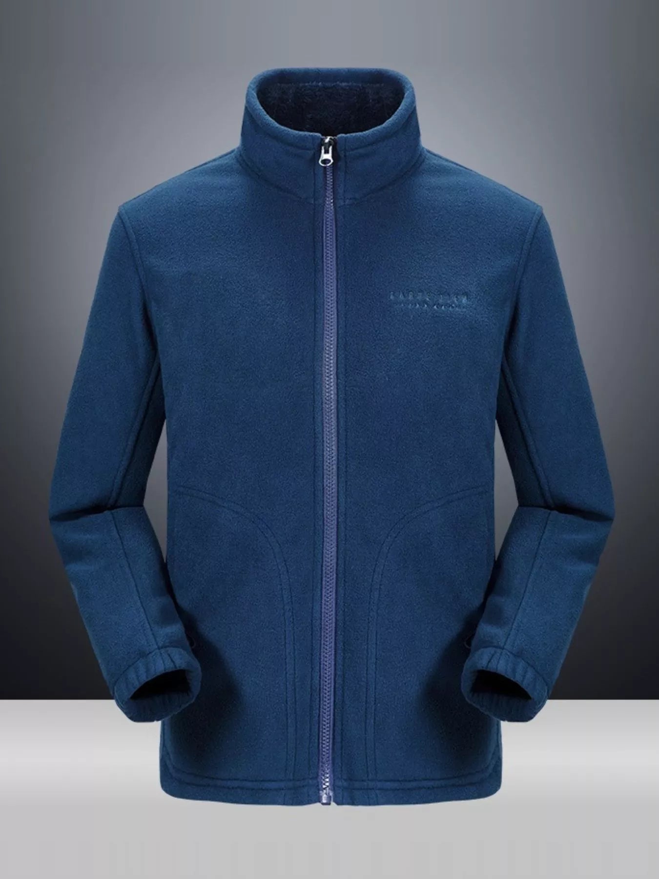 Men's Full Size Windproof Zip Up Hooded Jacket Plus Size