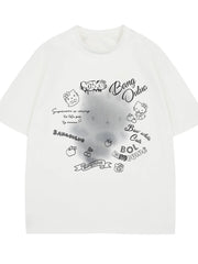 Men's Gradient Graphic Short Sleeve T-Shirt White / S