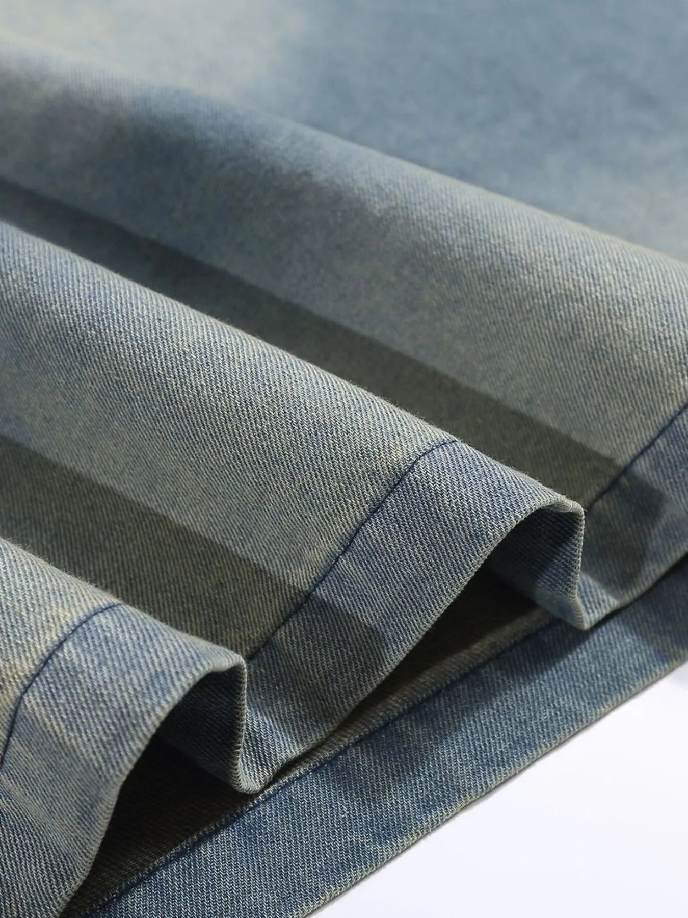 Men's Gradient Heart Denim T-Shirt