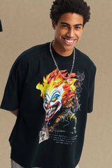 Men's Graphic Round Neck Half Sleeve T-Shirt