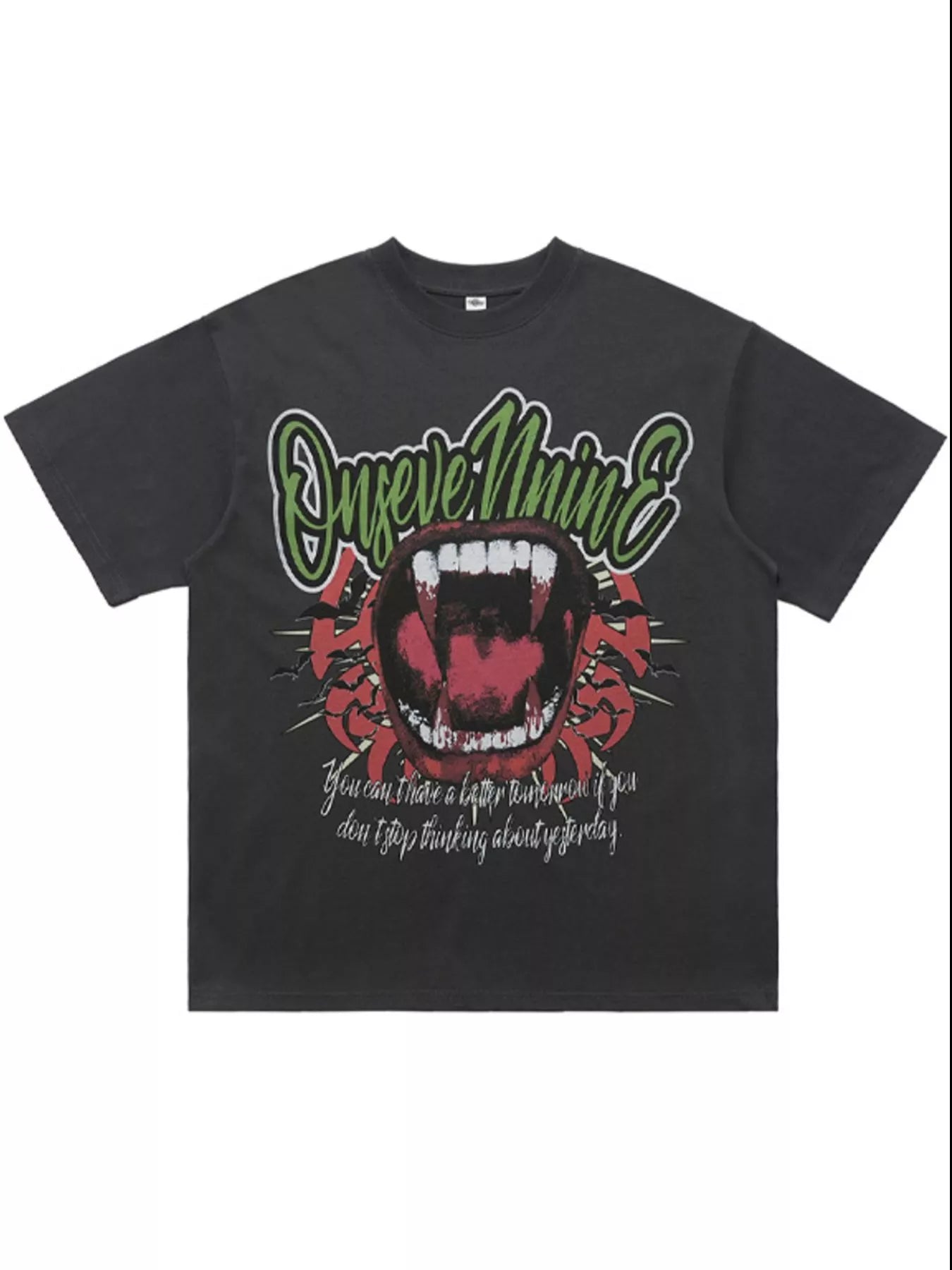 Men's Graphic Round Neck Oversized T-Shirt