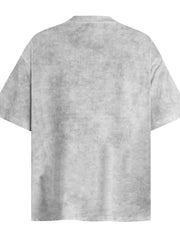 Men's Graphic Round Neck Short Sleeve T-Shirt