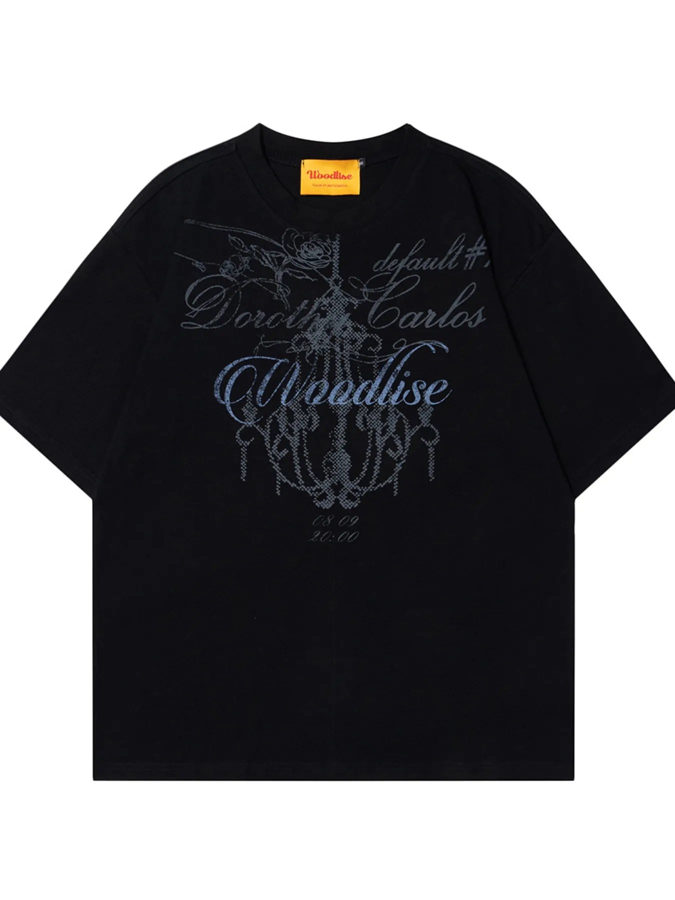 Men's Graphic Short Sleeve Oversized T-Shirt Black / M