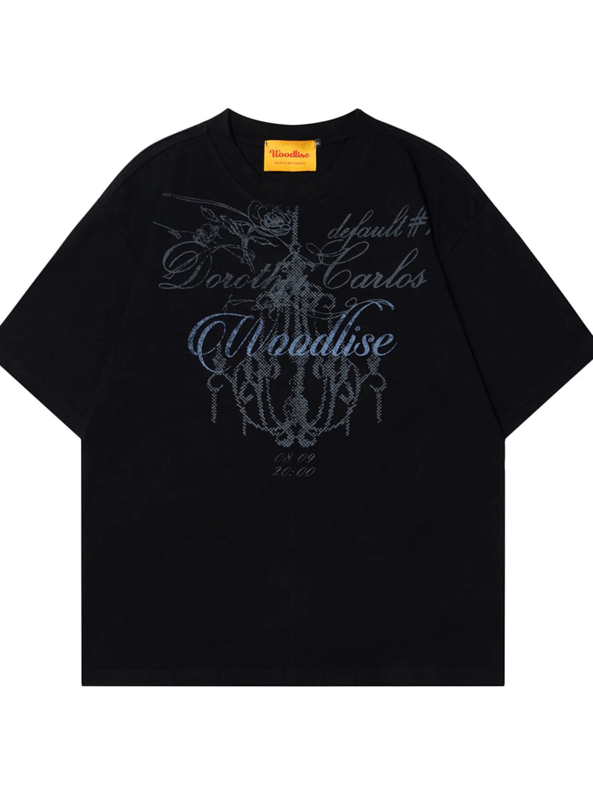 Men's Graphic Short Sleeve Oversized T-Shirt Black / M
