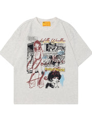 Men's Graphic Short Sleeve T-Shirt Melange Gray / M