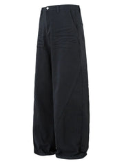Men's High-Waist Wide Leg Balloon Jeans