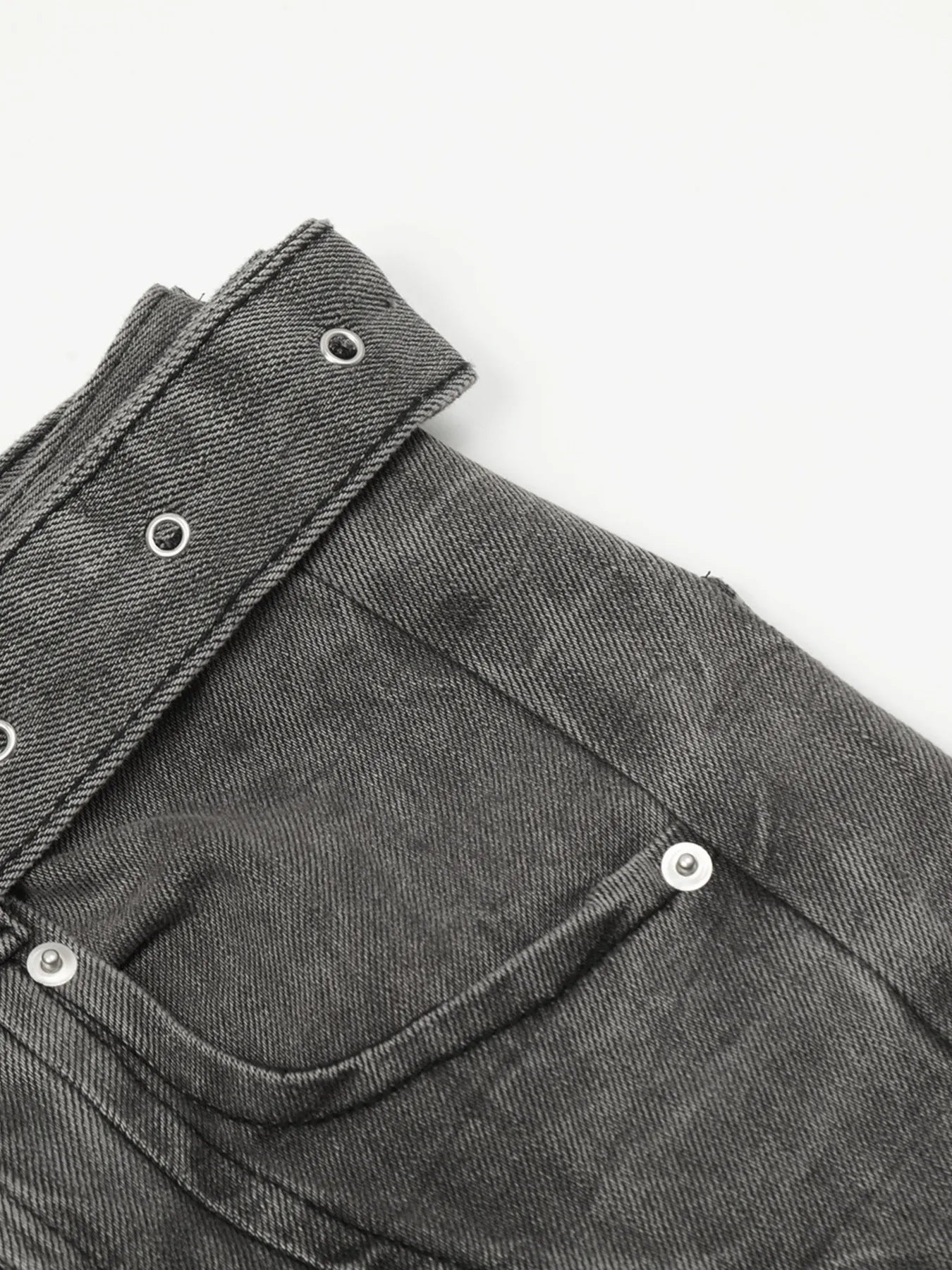 Men's High-Waist Wide Leg Jeans