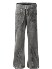 Men's High-Waist Wide Leg Jeans