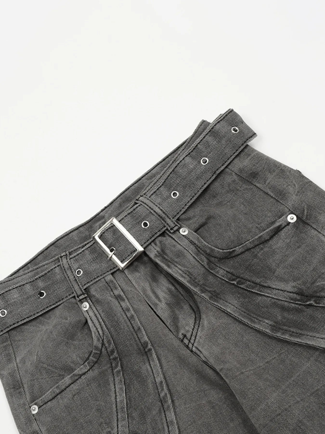 Men's High-Waist Wide Leg Jeans