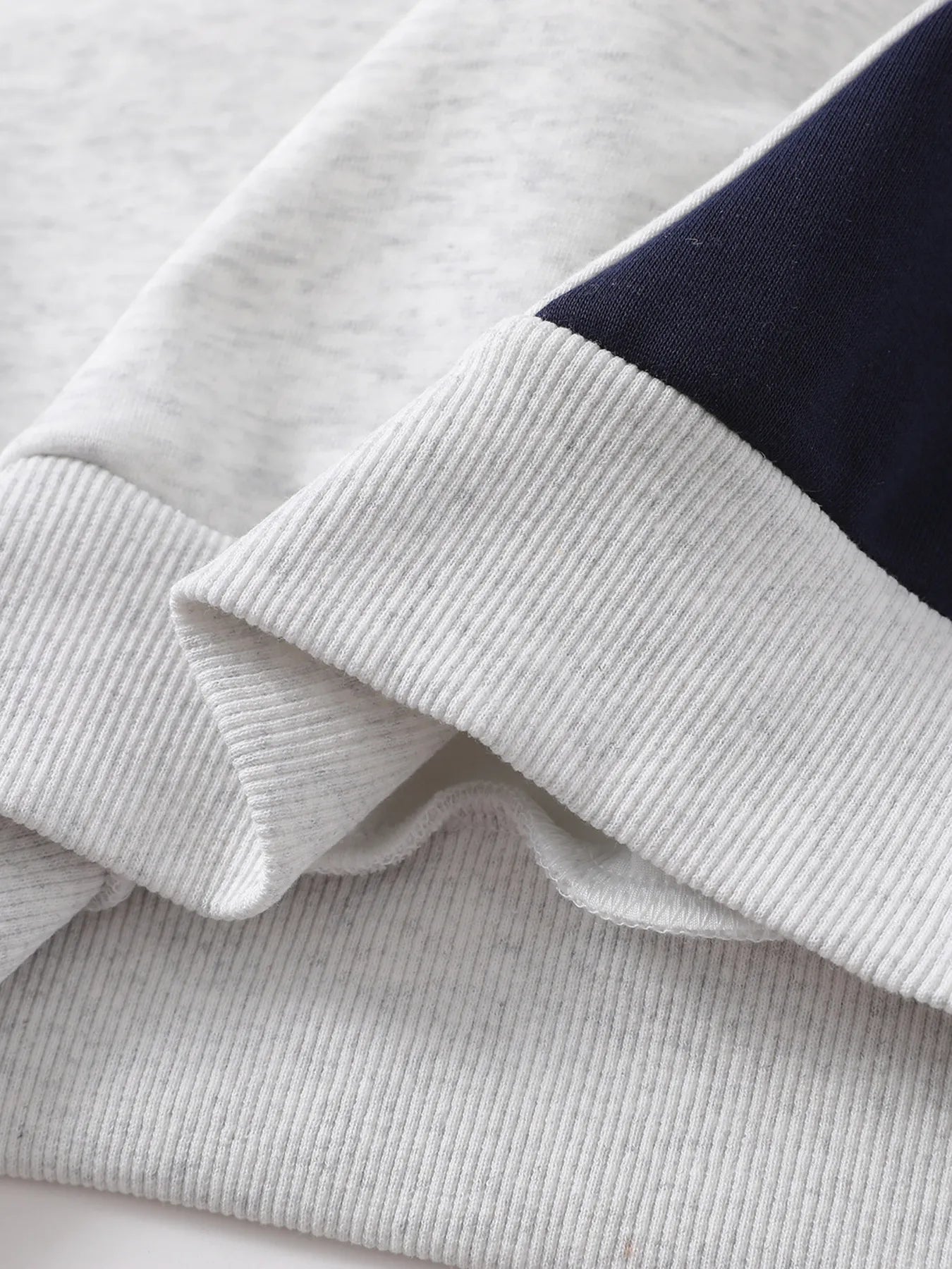 Men's Letter Graphic Striped Polo Collar Sweatshirt