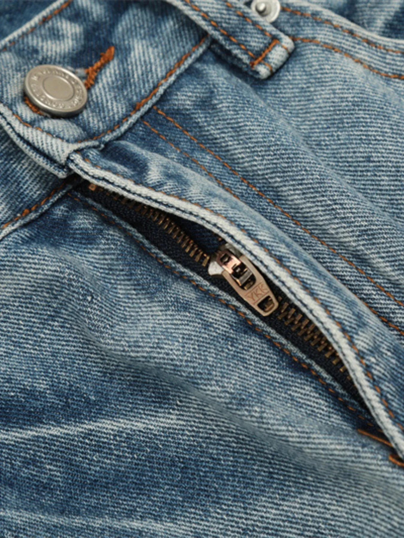 Men's Letter Loose Fit Jeans