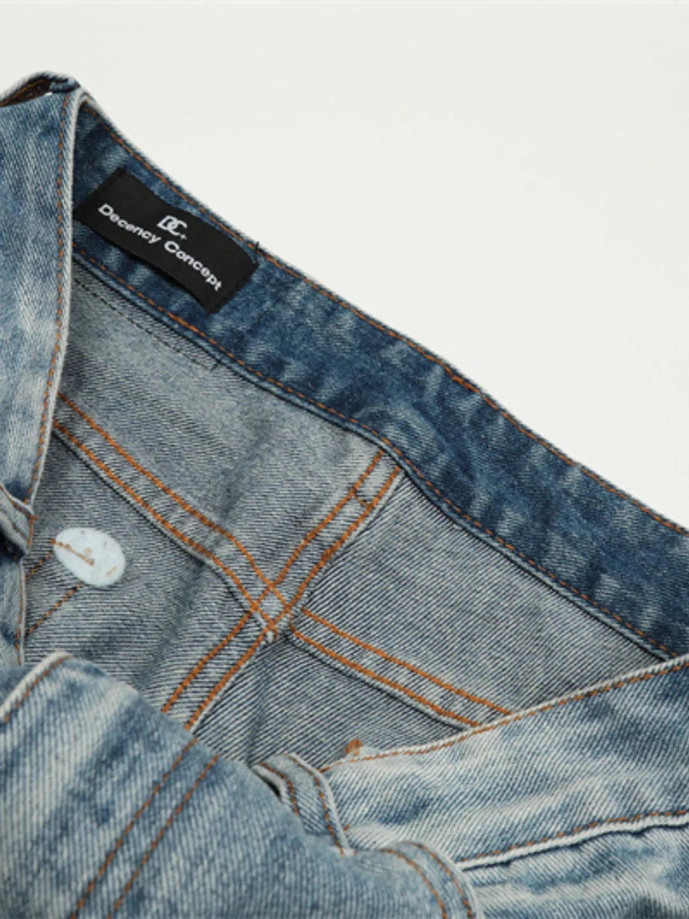 Men's Letter Loose Fit Jeans