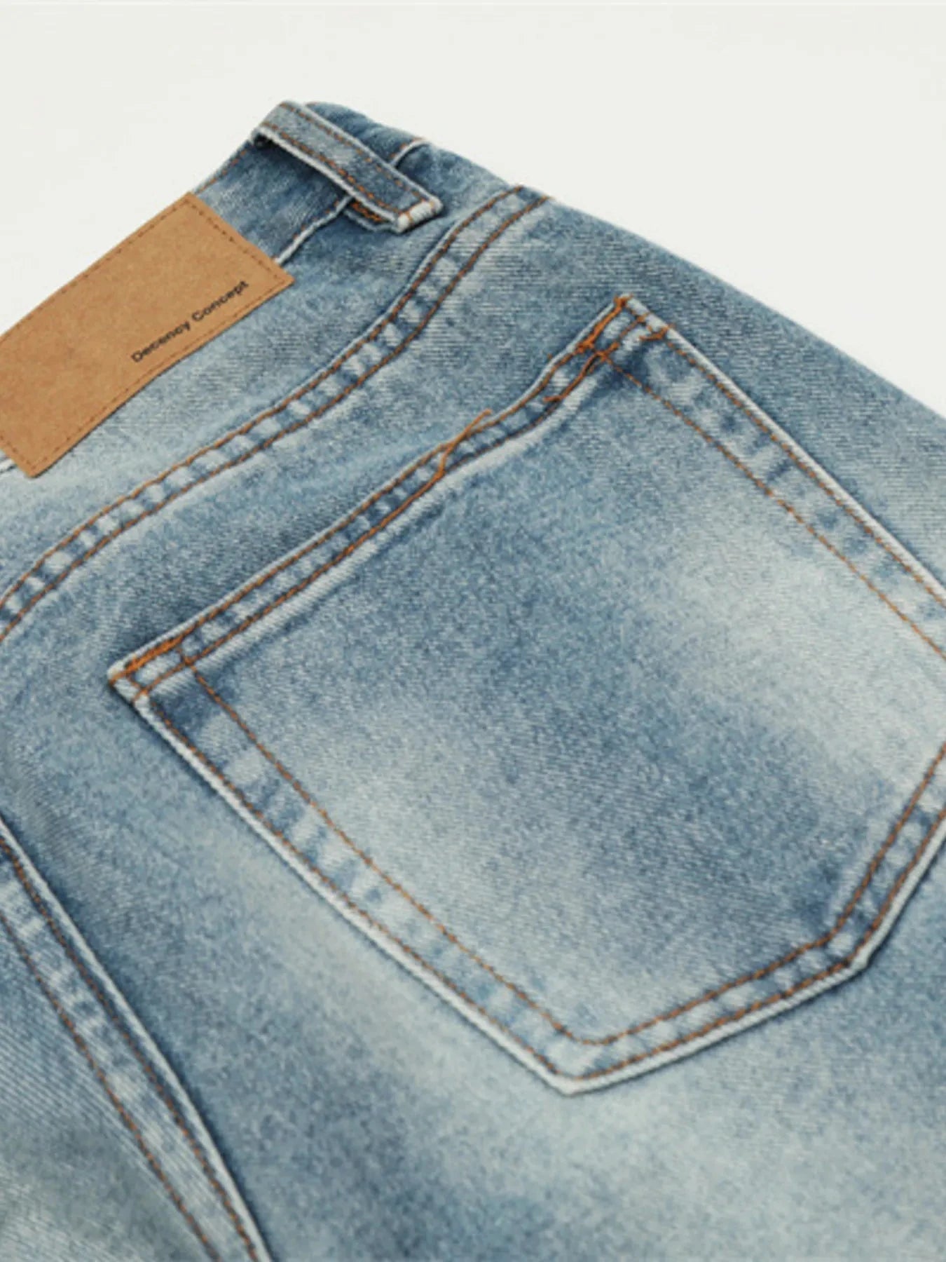 Men's Letter Loose Fit Jeans