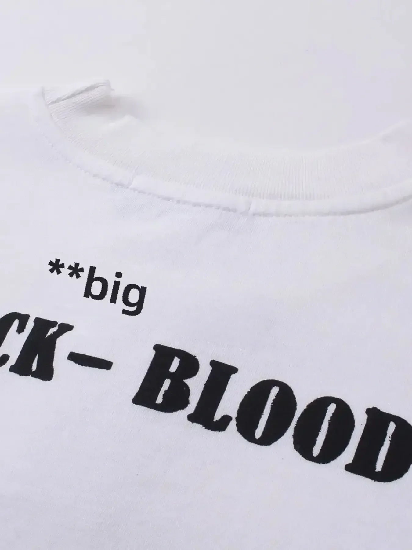 Men's Letter Round Neck Long Sleeve T-Shirt