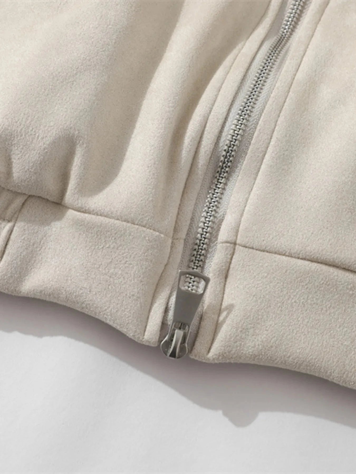 Men's Letter Zip Up Long Sleeve Hoodie