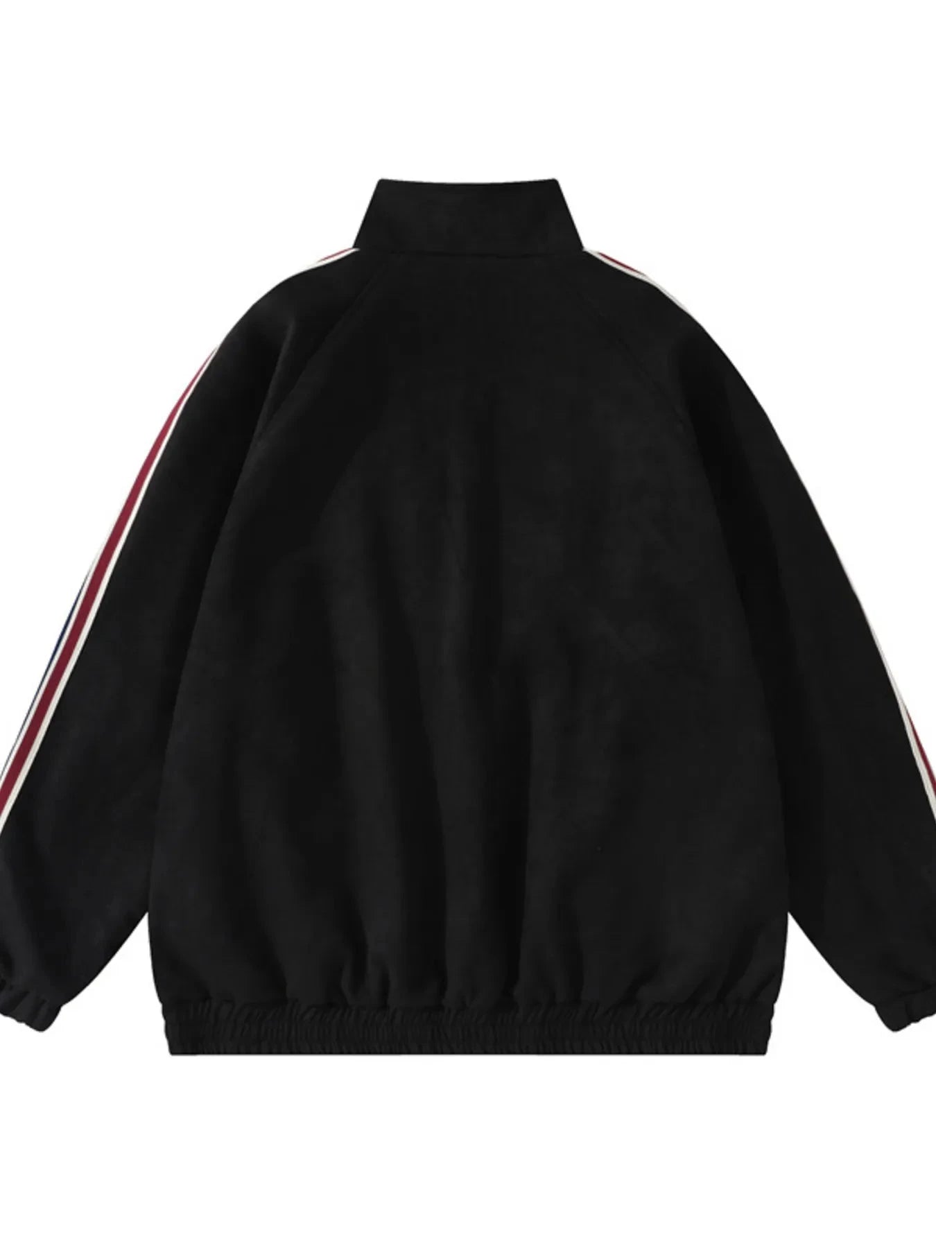 Men's Letter Zip Up Long Sleeve Hoodie