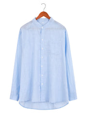 Men's Long Sleeve Button Up Shirt Light Blue / S