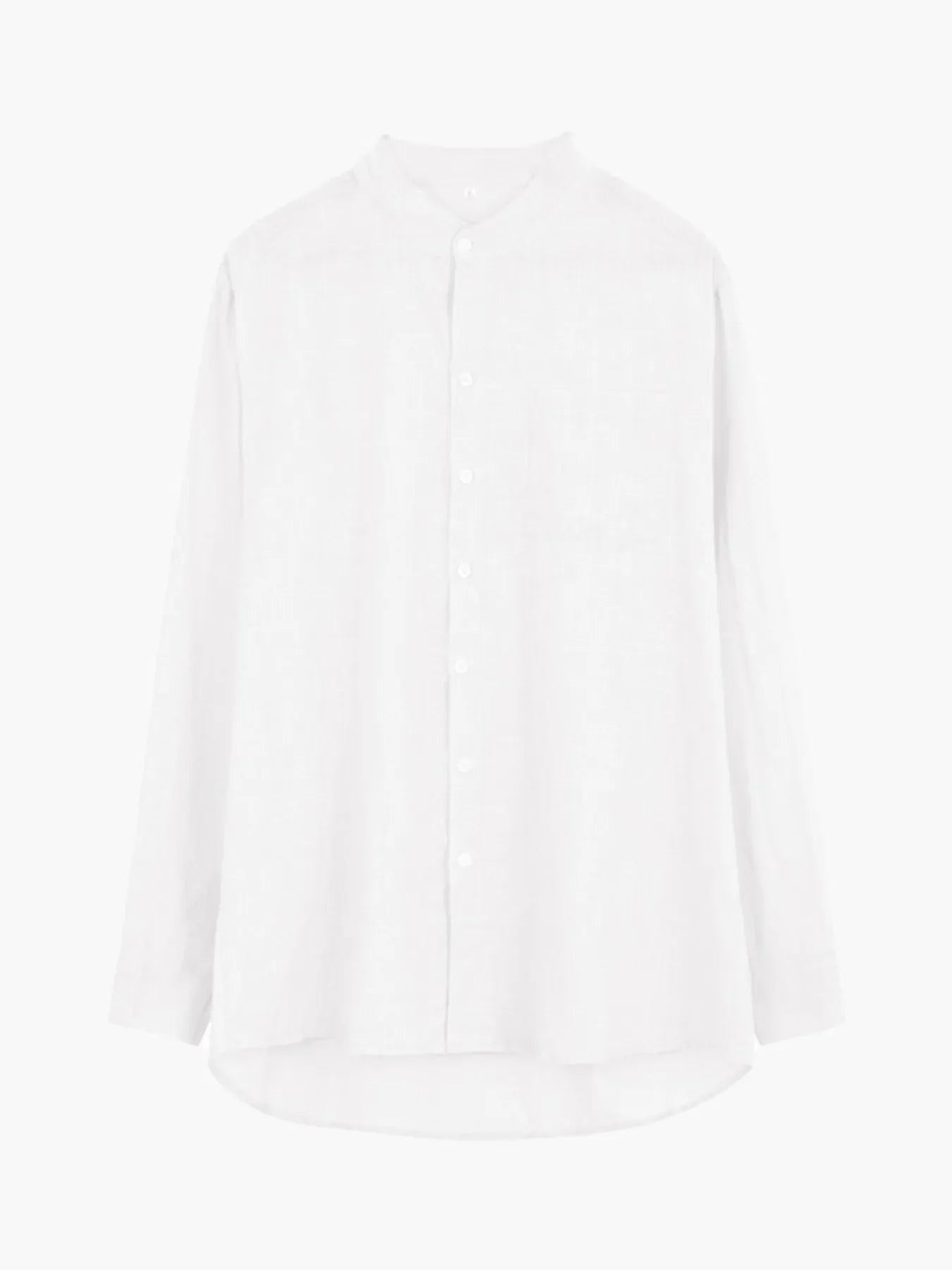 Men's Long Sleeve Button Up Shirt White / S