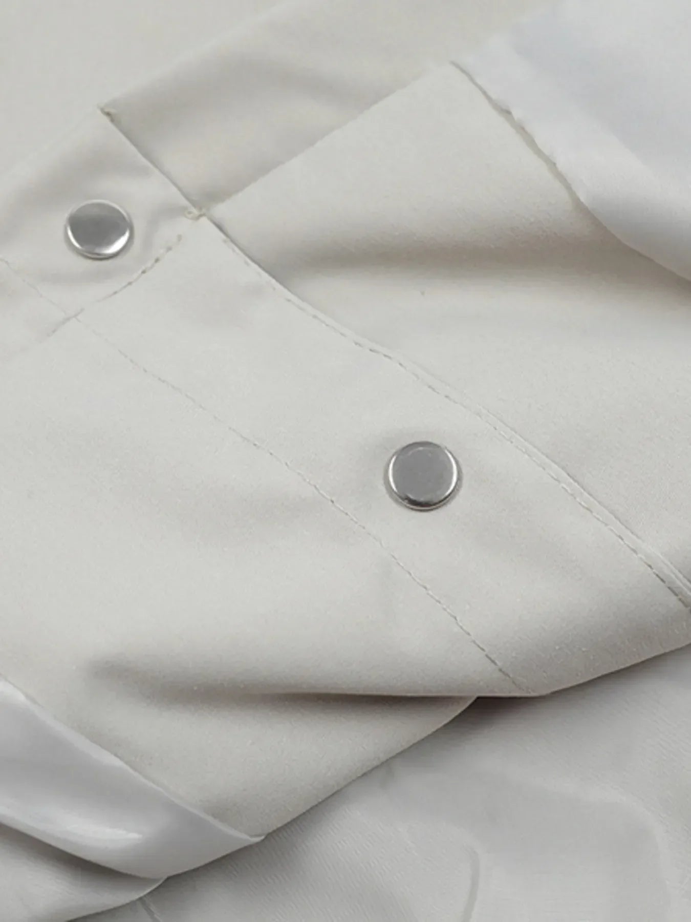 Men's Long Sleeve Jacket with Chest Pockets
