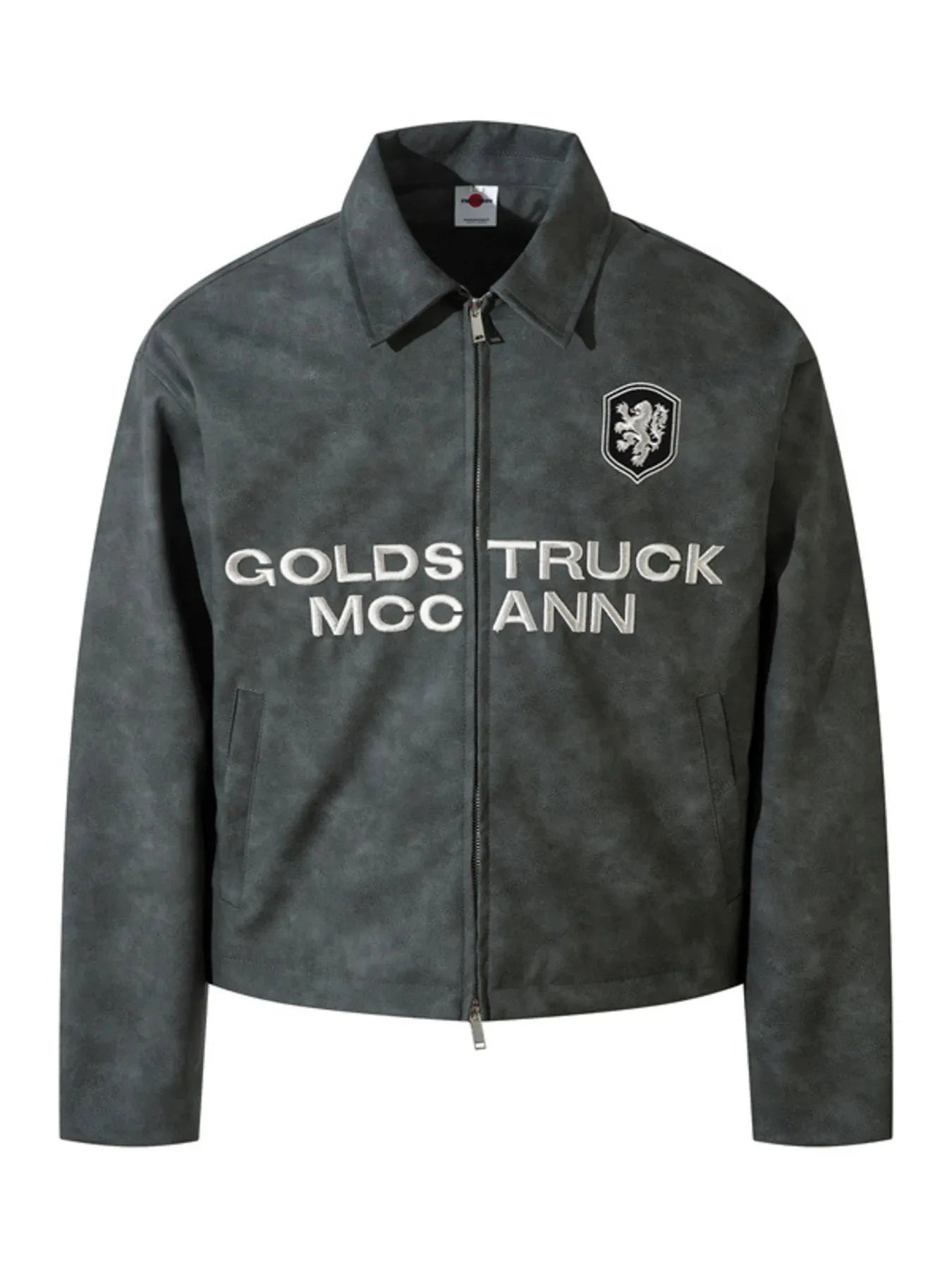 Men's Long Sleeve Zip-Up Jacket Gray / M