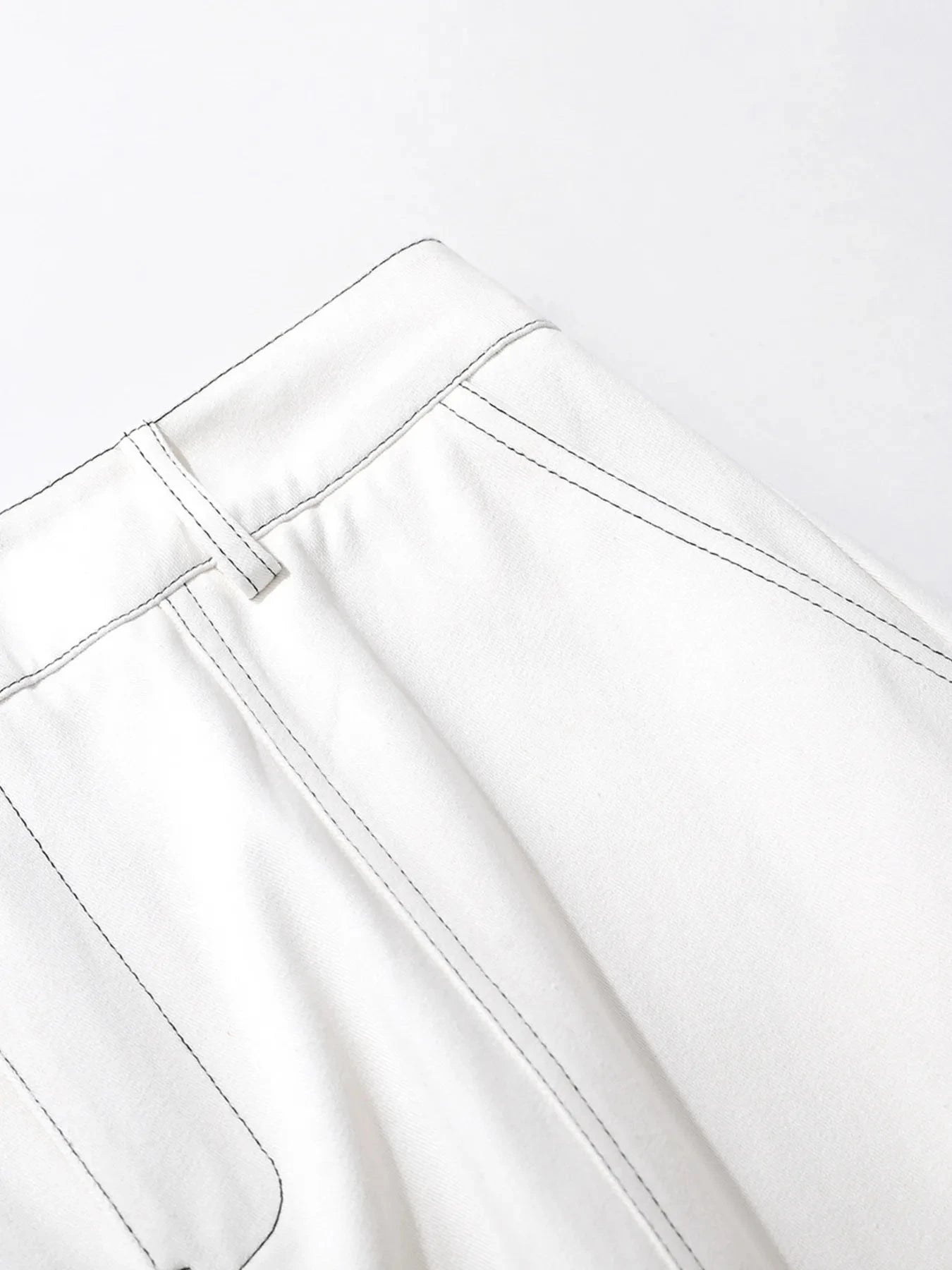 Men's Loose Fit Cargo Denim Shorts