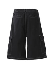 Men's Loose Fit Cargo Denim Shorts
